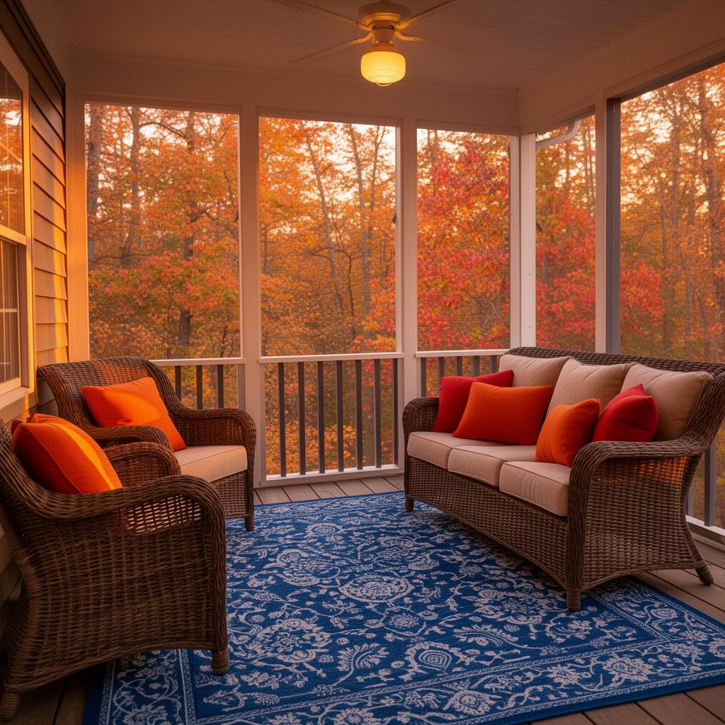 Beautiful screened porch